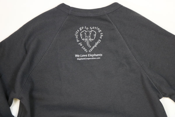 I Help Save Elephants Adult Unisex Sweater