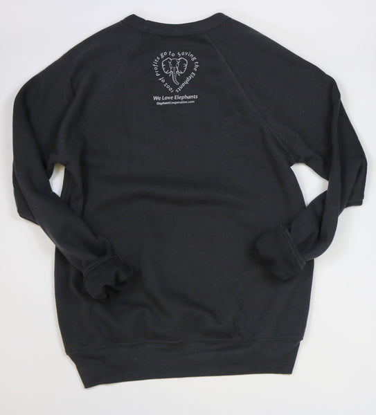 I Help Save Elephants Adult Unisex Sweater