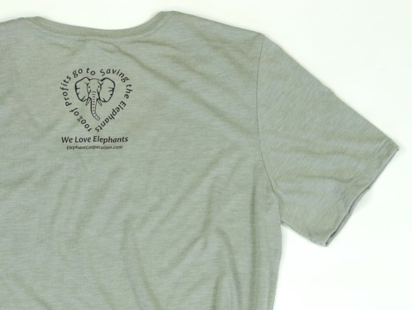 No Poverty No Poaching Women's Adult Flowy Pocket Tee