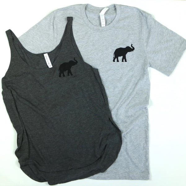 Elephant Silhouette Unisex Tee