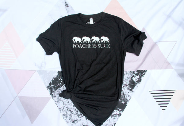 Poacher's Suck Women's Black Tee