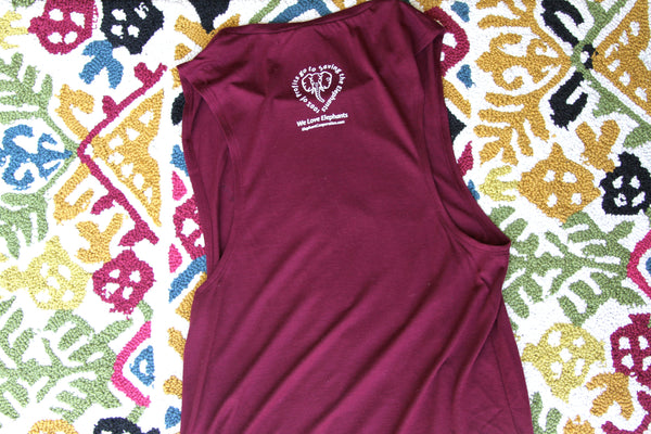 They Need Us to Live Maroon Tank