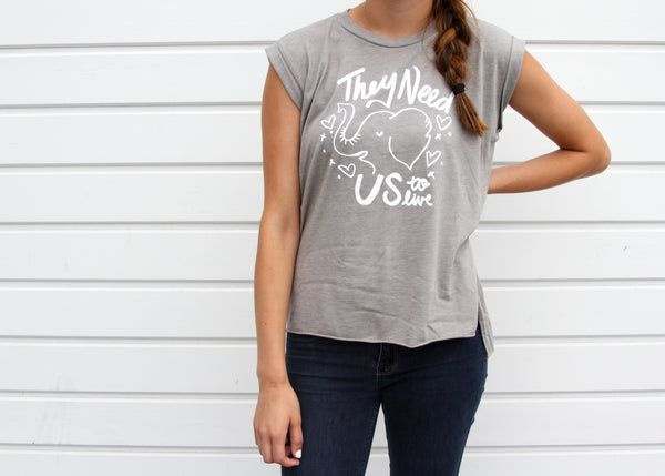 They Need Us to Live Heather Stone Tank