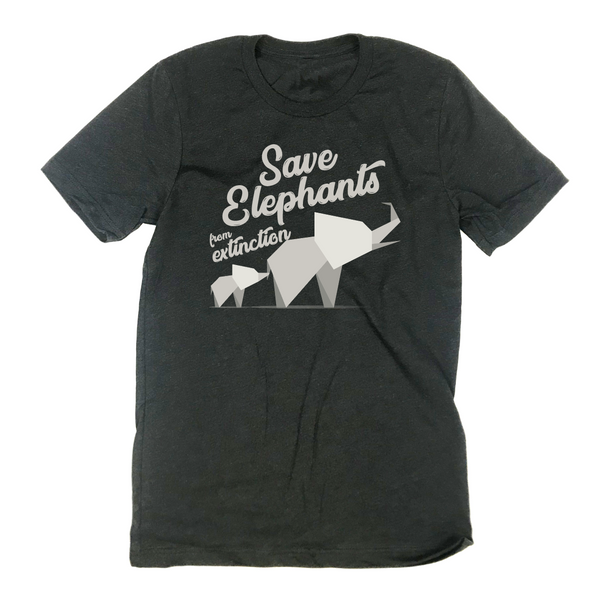Save Elephants from Extinction Adult Unisex Tee