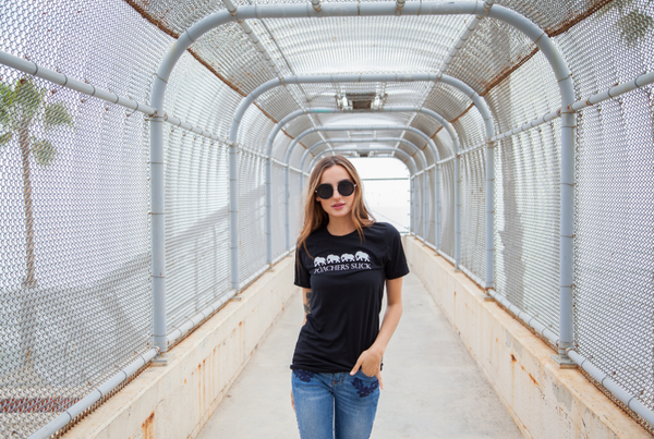 Poacher's Suck Women's Black Tee