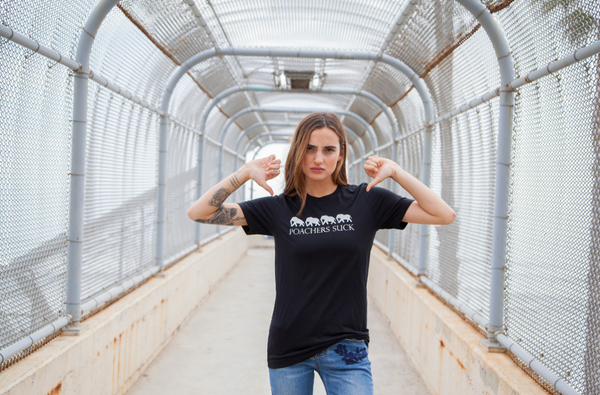 Poacher's Suck Women's Black Tee