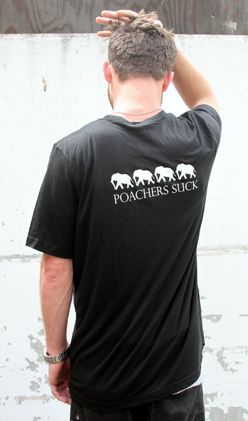 Poacher's Suck Men's Black Tee