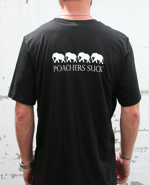 Poacher's Suck Men's Black Tee