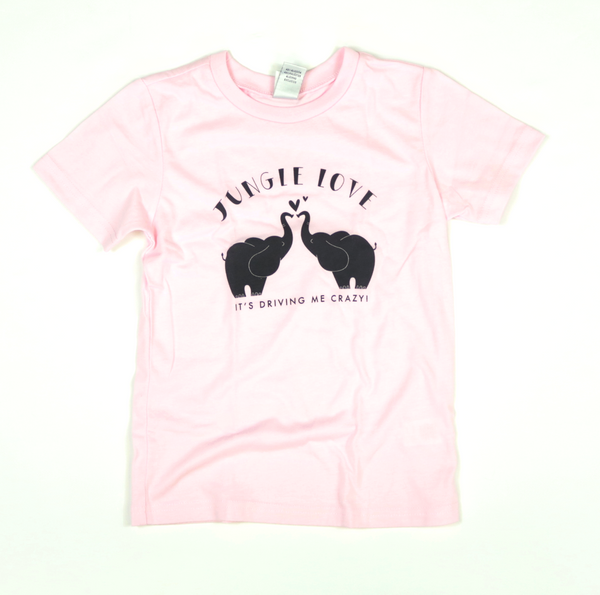 Jungle Love Youth Bubblegum Pink Tee